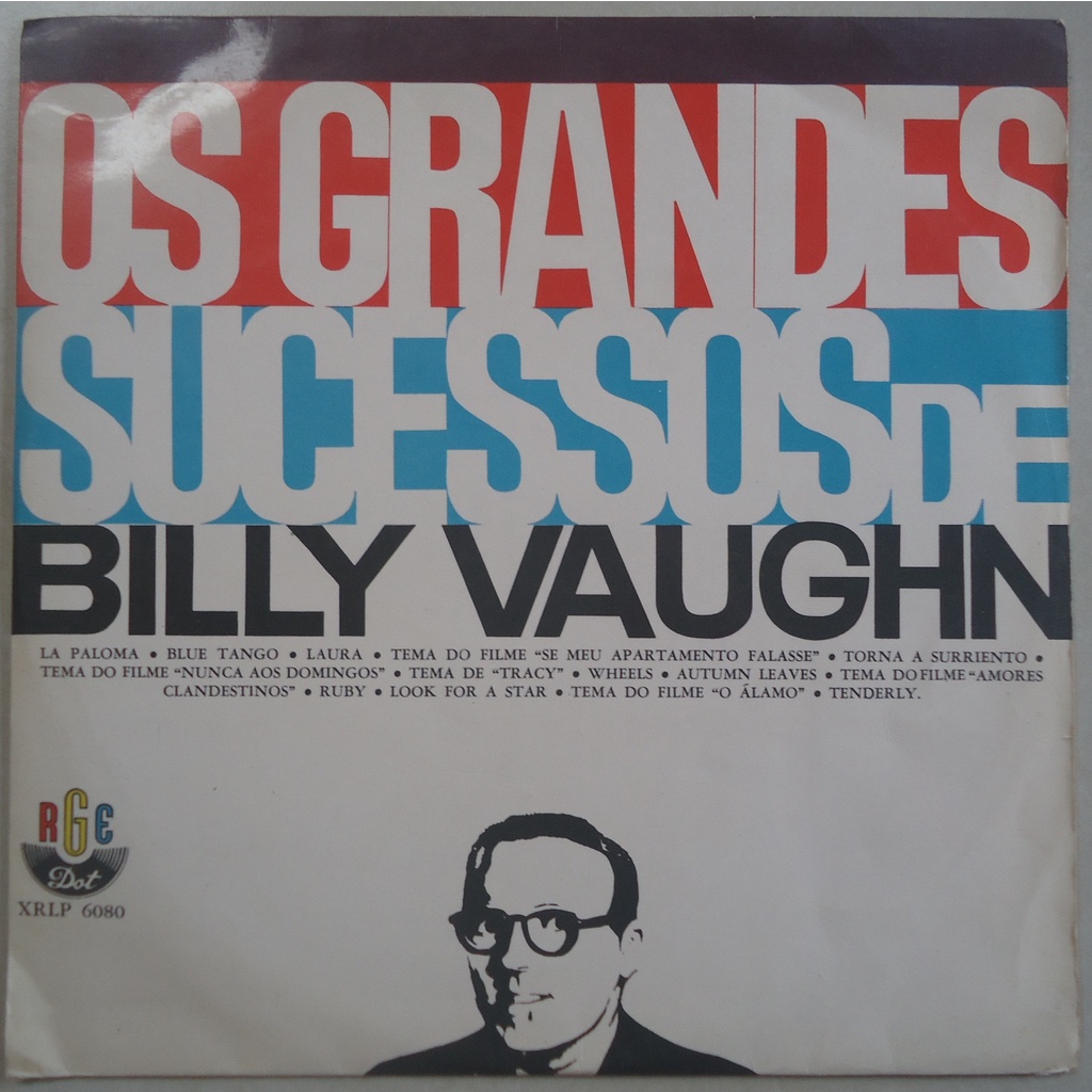 Lp Os Grandes Sucessos De Billy Vaughn 1961, Disco De Vinil