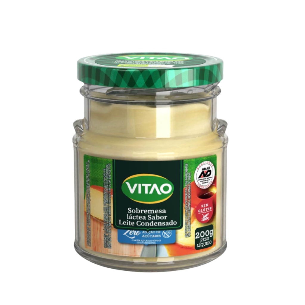 Leite Condensado Zero Açúcar Vitao - 200g