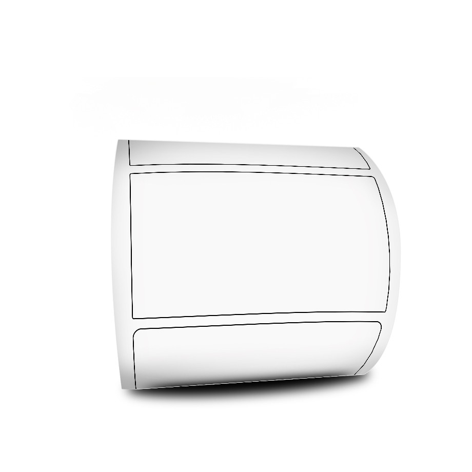 2 Rolos de Etiquetas 100x70 Mm BOPP FOSCO + 1 Ribbon Resina