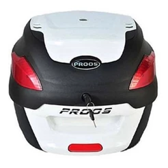 Bau Bauleto Moto De 41 Litros Proos Preto Branco