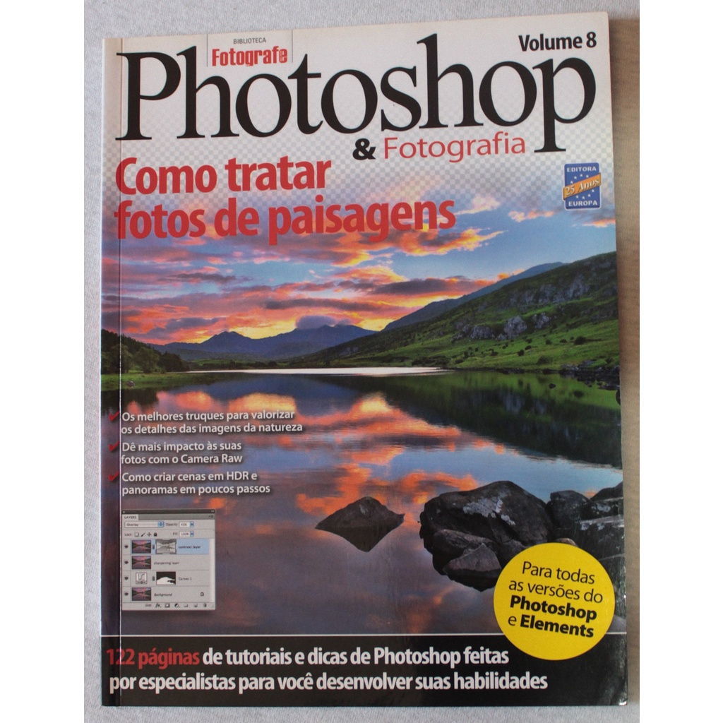 Livro Photoshop & Fotografia Volume 8 Paisagens