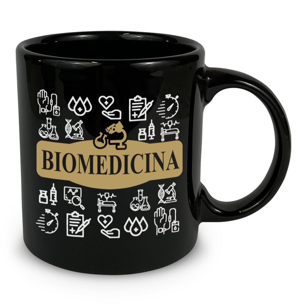 Caneca Profissão Biomedicina Cerâmica 320ml | Presente Formatura Faculdade em Oferta na Shopee