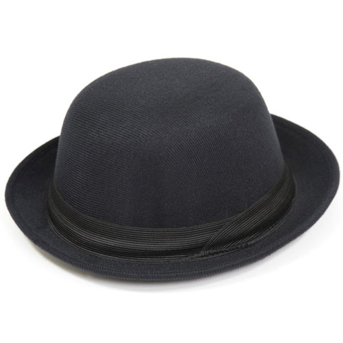 Chapéu Chapelaria Vintage Coco Chaplin Clássico Preto