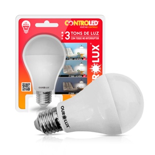 Lampada Led Inteligente 3 Tons Dimmer 9W Bivolt E27 6500K em Oferta na Shopee