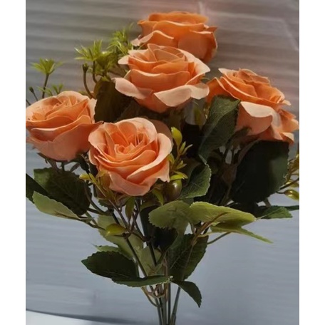 Rosa artificial C/ 7 rosas