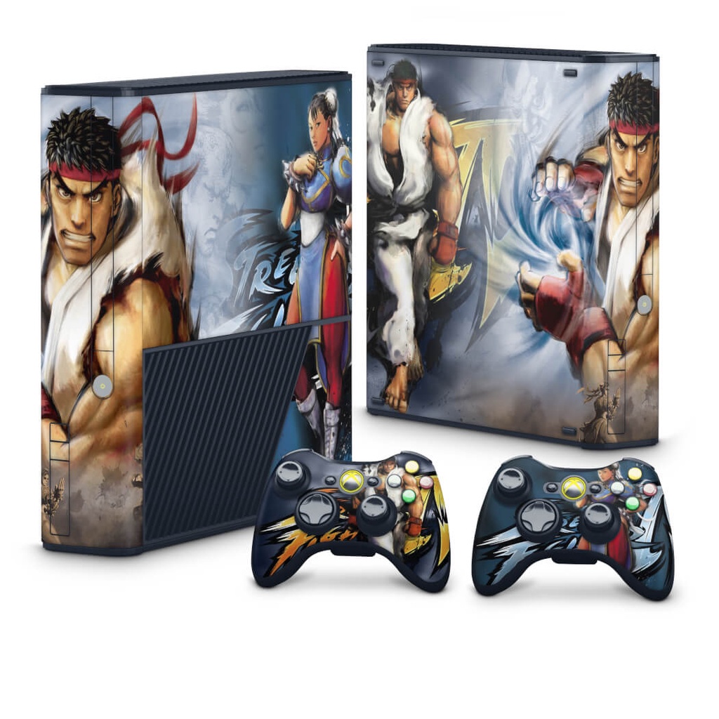 Skin Adesivo Xbox 360 Super Slim - Street Fighter 4 #B