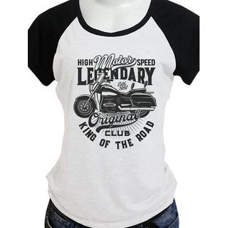 Camiseta Feminina TShirt Harley Moto Motoqueiro Estampa L1924