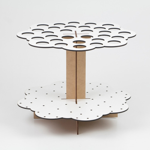 Display Porta Pirulitos E Tubetes Mdf Branco