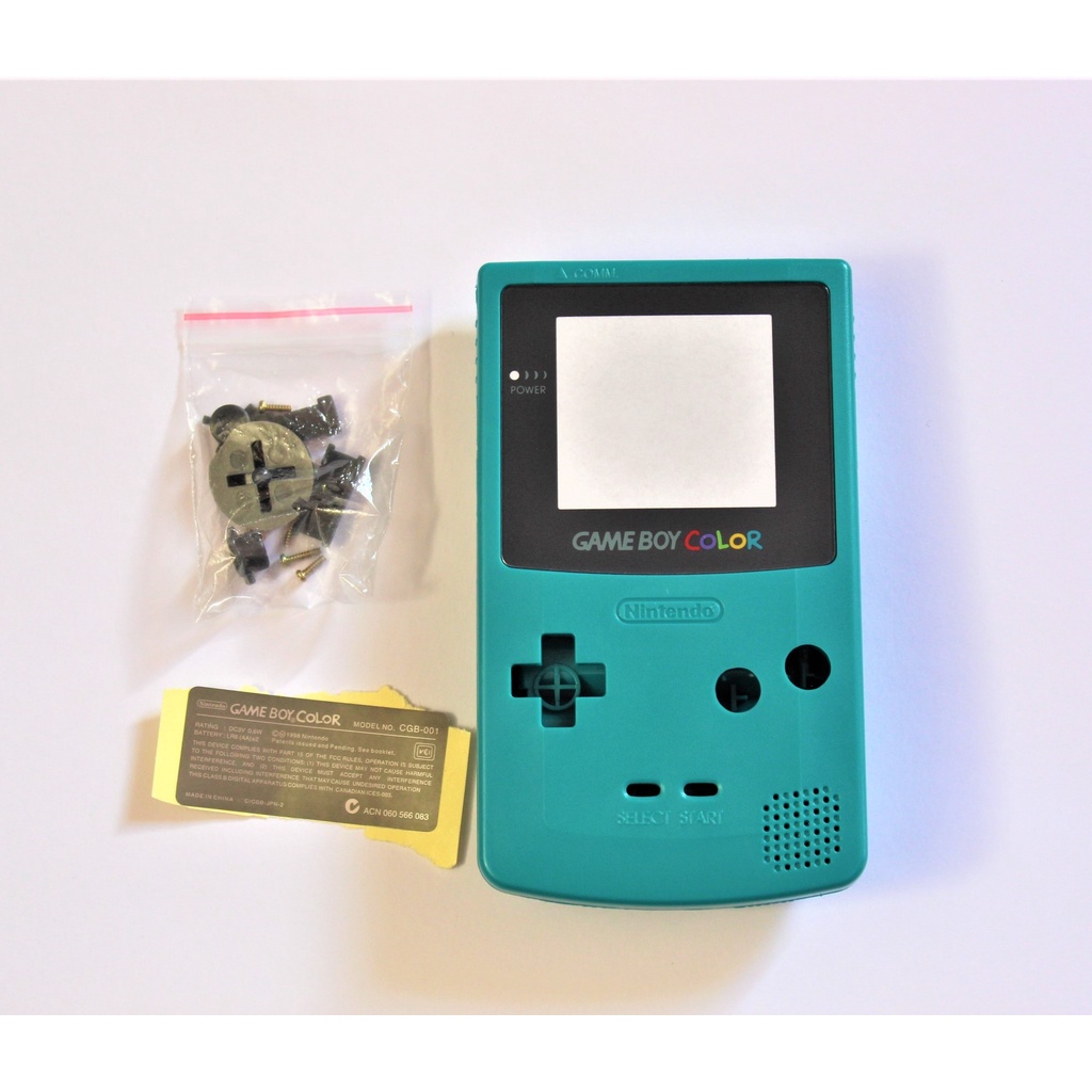 Carcaça Para Nintendo Game Boy Color Verde + Kit Botôes E Parafusos