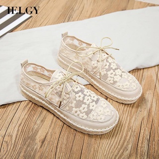 IELGY Sapatos De Malha Oca Estilo Coreano Feminino
