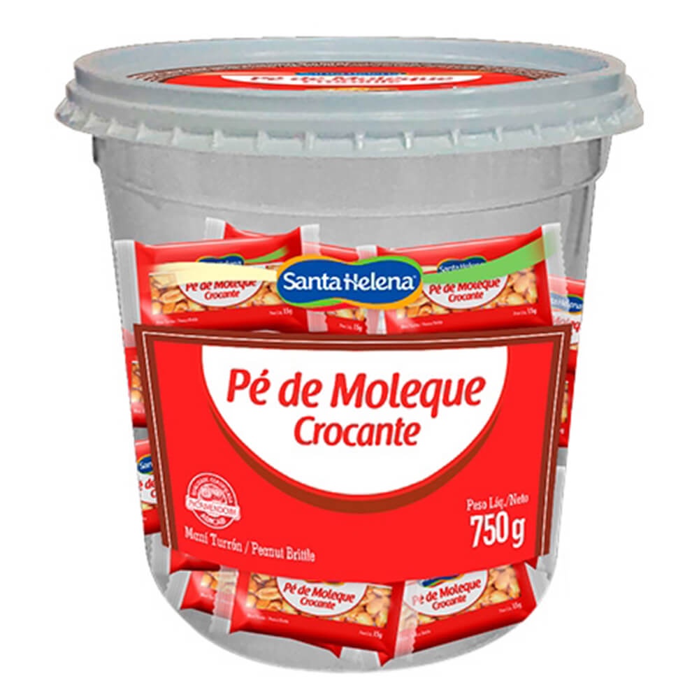 Pé de Moleque Crocante Embalado 750g - Santa Helena