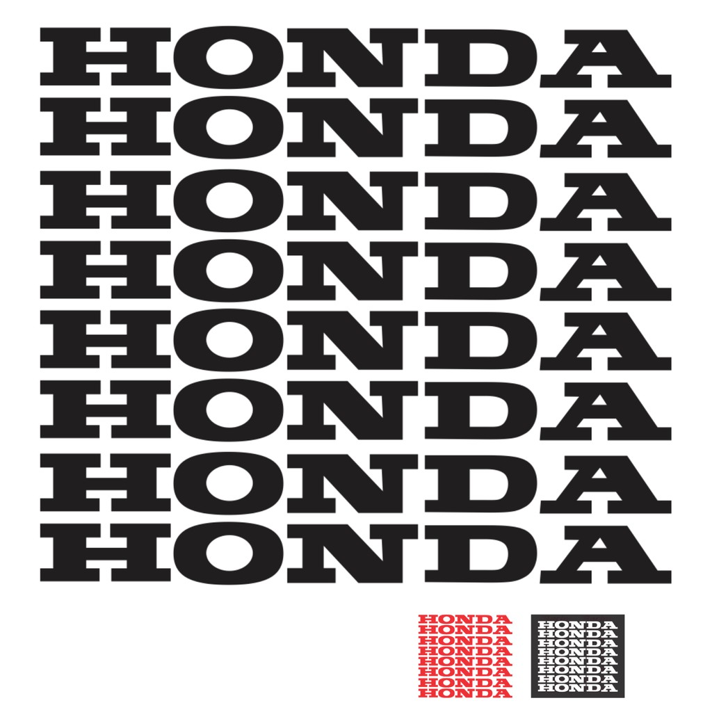 Adesivo compativel motos Honda Para Roda Kit Com 8 Todos Os Modelos De Motos em Oferta na Shopee