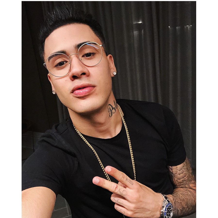 Armação Óculos Grau Redondo Masculino Feminino Geek Metal