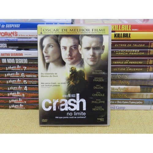 Dvd Crash - No Limite - Sandra Bullock - Dublado