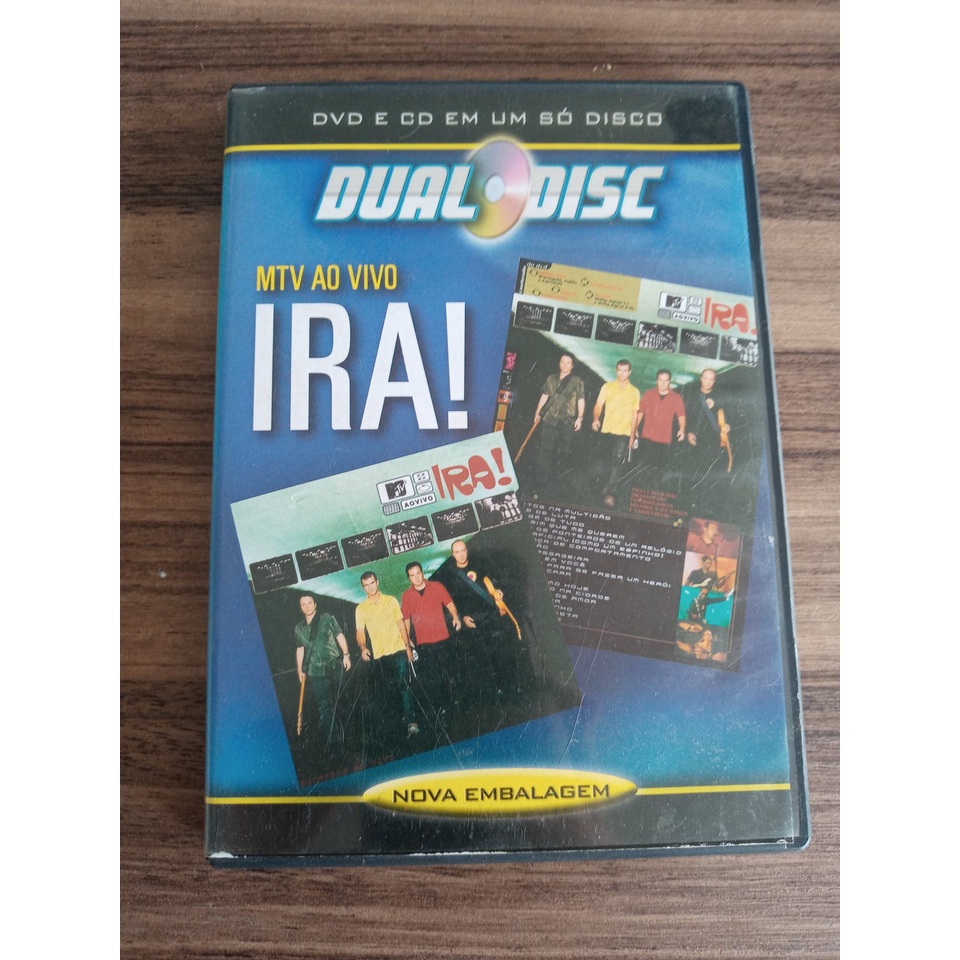 DVD Ira! MTV Ao Vivo Coleçao Dual Disc CD+DVD