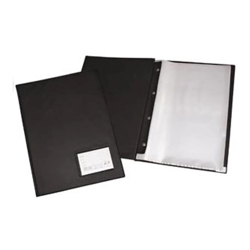 Pasta Catalogo A4/Oficio Com 100 Envelopes Plásticos Acp