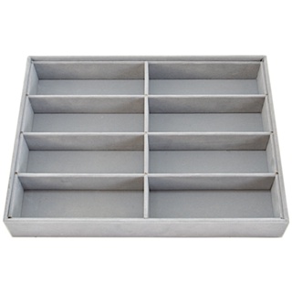 Bandeja Grande Porta Óculos 37 x 27 x 5 cm - 08 Nichos - Veludo sem capa em Oferta na Shopee