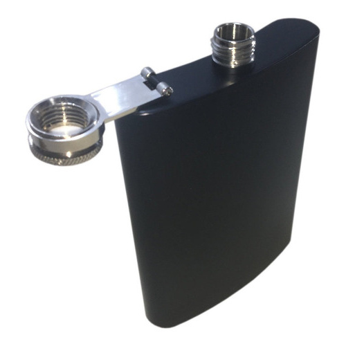 Cantil De Bolso Inox 224ml Black Cantil