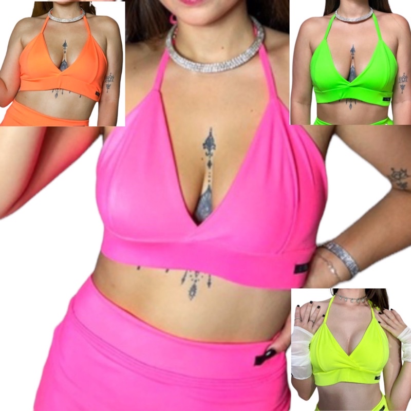 Cropped Laranja Plus Size: Onde Comprar | BuscaProdutos
