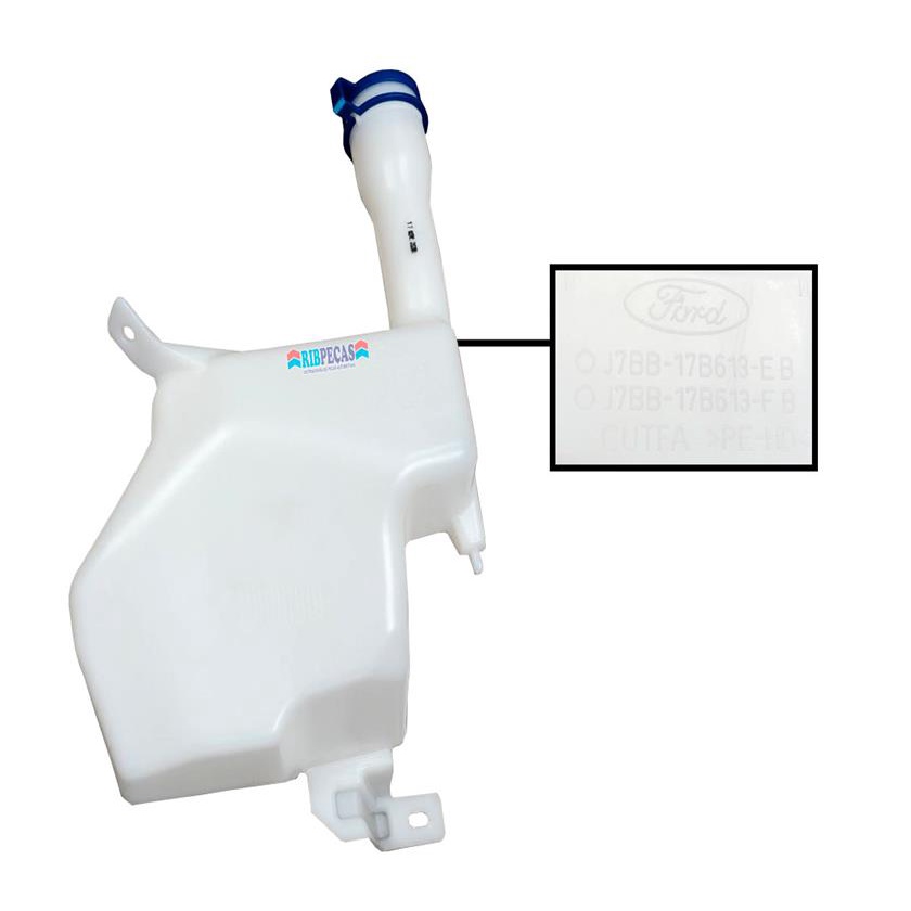 RESERVATORIO AGUA LIMPADOR P/ BRISA C/ TAMPA ECOSPORT 2018/+ FORD KA 2018/+ J788178613FA