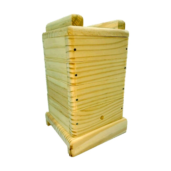 Caixa Para Abelha Uruçu borá Mandaguari Tubuna 20x20 com encaixe acetato em Oferta na Shopee