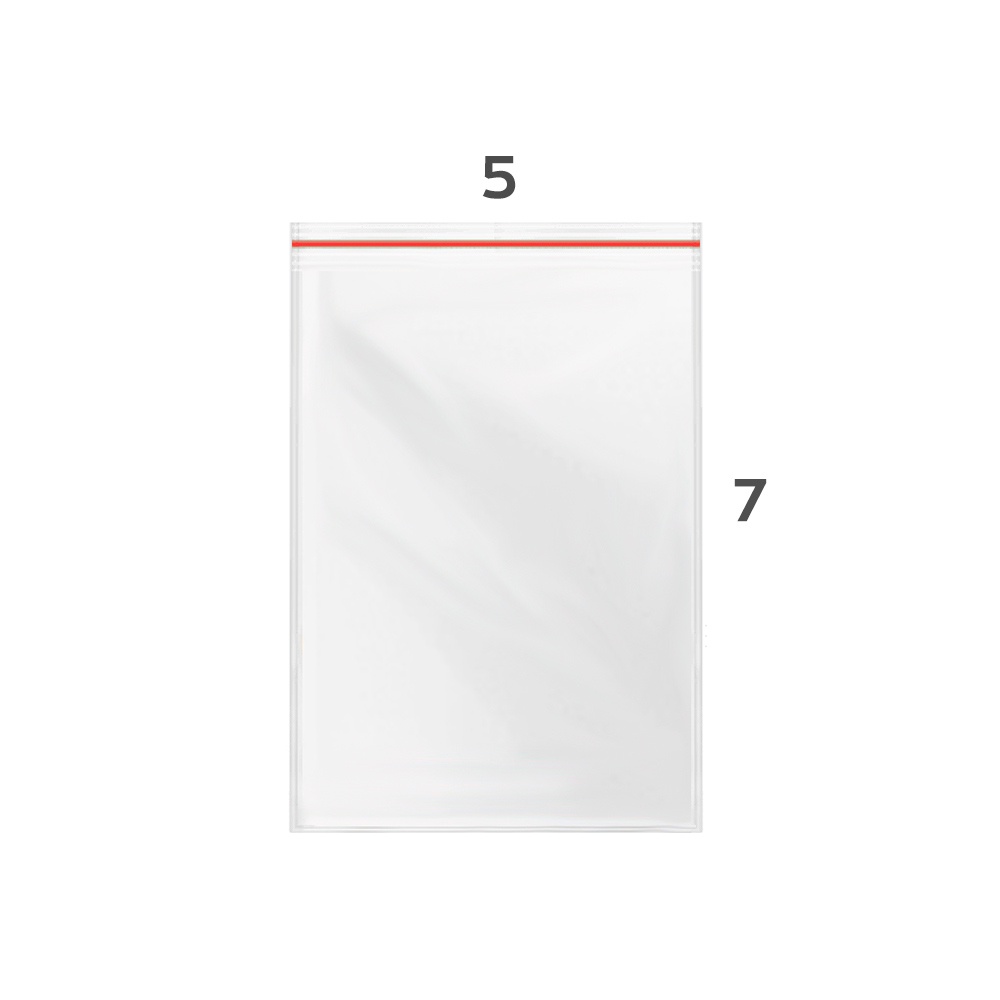Saco Hermetico Saquinho Fecho Zip lock N01 5x7cm 1000und