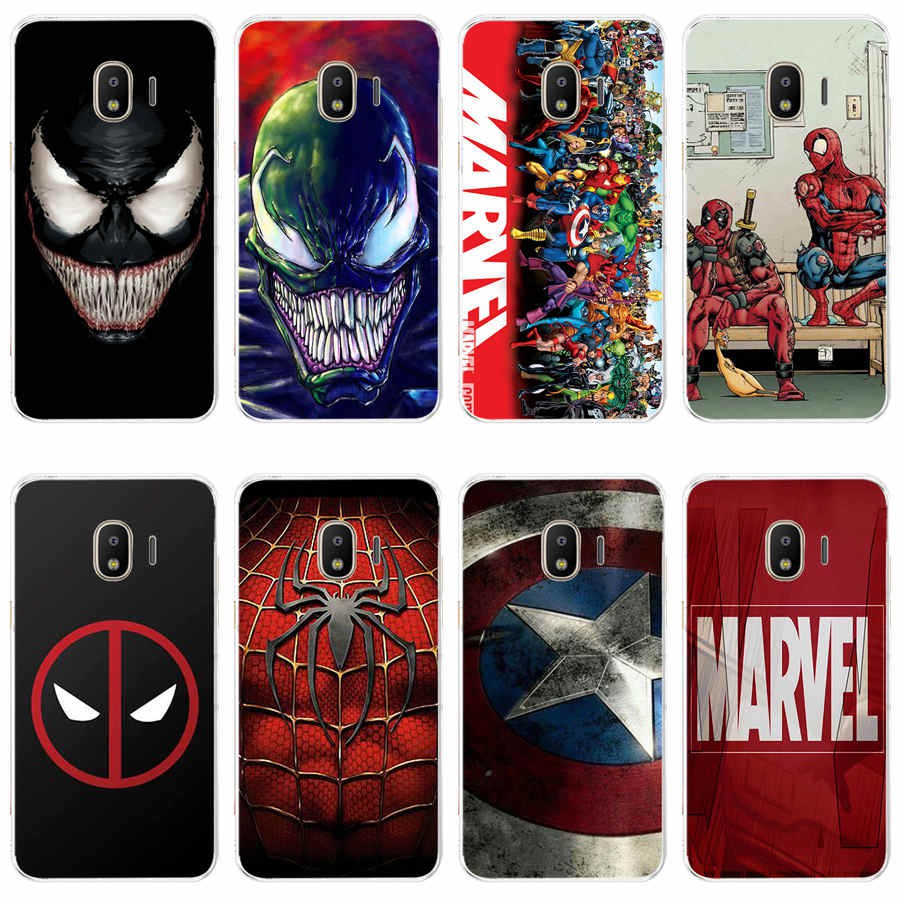 Samsung Galaxy j1 2016 J2 Prime j2 core 2018 j3 2016 J4 2018 J5 prime Case TPU Soft Silicon Protecitve Shell Phone casing Cover Marvel Avengers