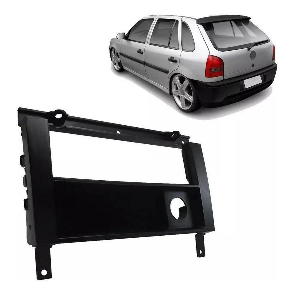 Contra Frente Moldura 1 Din Rádio Cd Gol Parati Saveiro G3