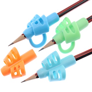 4 Peças Suporte De Caneta De Silicone Com Três Dedos Para Iniciantes E Correção De Postura Polegar em Oferta na Shopee