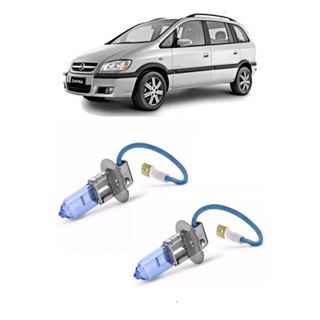 Par Lampada Super Branca Farol de Milha Zafira 2001 a 2012 8500k H3 em Oferta na Shopee