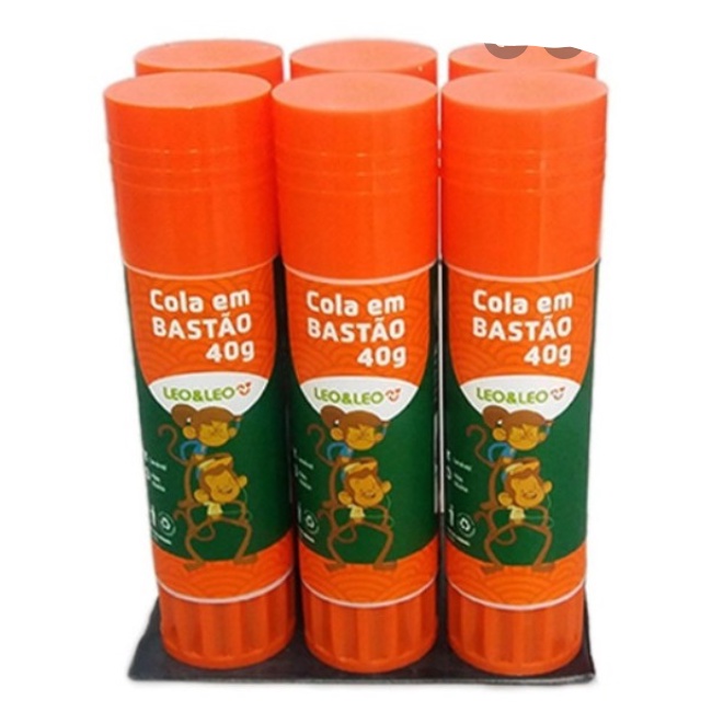 Cola Bastão 40g  leoleo - Material Escolar em Oferta na Shopee