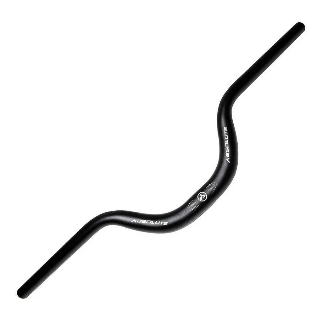 Guidão Bike Alumínio Absolute 31.8mm 720mm x 80mm Alto Curvo Elevado