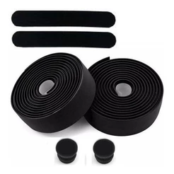 FITA DE GUIDÃO PRETA PARA BIKE SPEED CICLISMO MACIA E CONFORTÁVEL