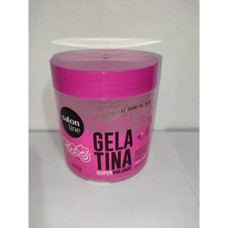 Gelatina Todecacho Super Volume Salon Line 550g Shopee Brasil