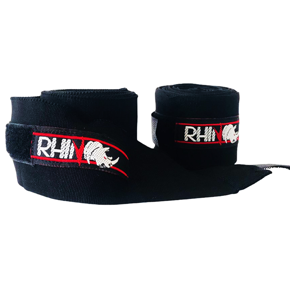 Bandagem Elástica Rhino 5 Metros - Preto