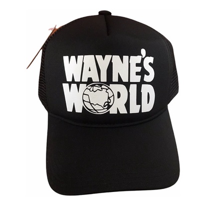 Boné Trucker Wayne's World Filme Antigo Quanto Mais Idiota Melhor Nerd Geek Silk Excelente Qualidade.