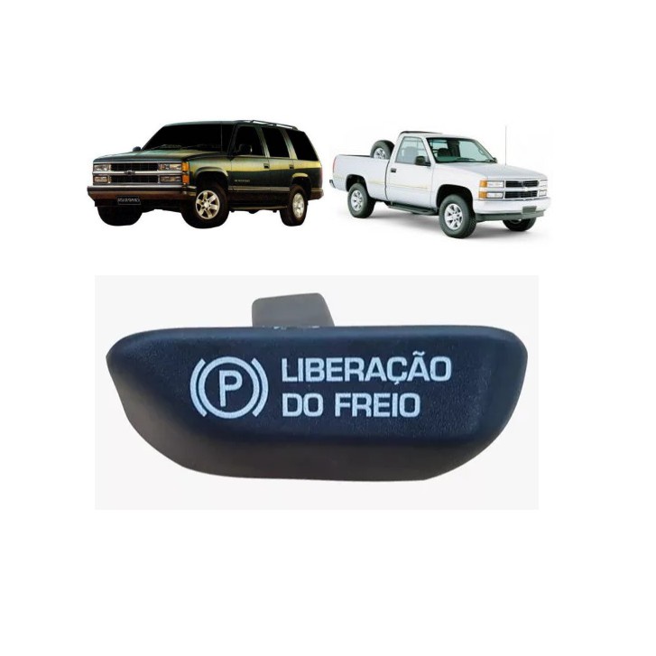 Botão Maçaneta do Freio De Mão Silverado Grand Blazer GRAFITE