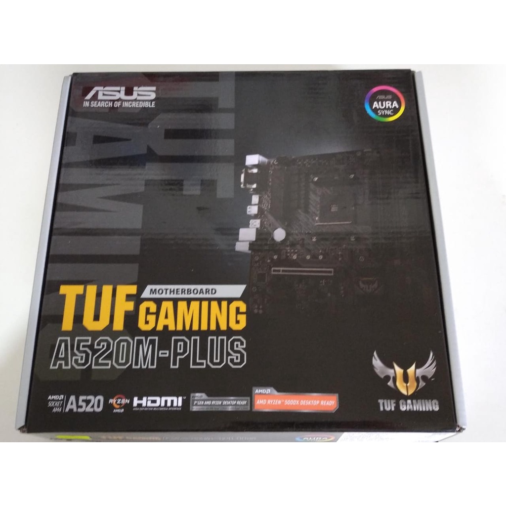Placa mãe Asus AMD TUF Gaming A520M-Plus socket AM4 Ryzen™ série 5000, 4000G e 3000 – M.2 e Sata