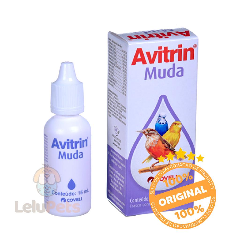 Avitrin Muda 15ml Coveli Suplemento Vitamínico Para Aves - Pets