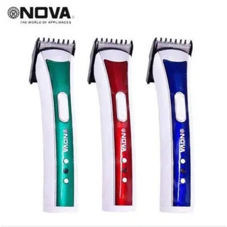 Máquina De Cortar Cabelo Nova nhc-3780 bivolt Recarregável Barbeador Portátil Aparador Barba em Oferta na Shopee