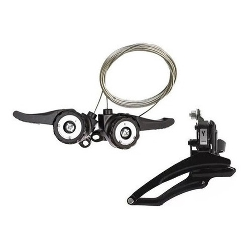 Alavanca Dedo + Câmbio Dianteiro Yamada 18 E 21 Marchas Bike em Oferta na Shopee