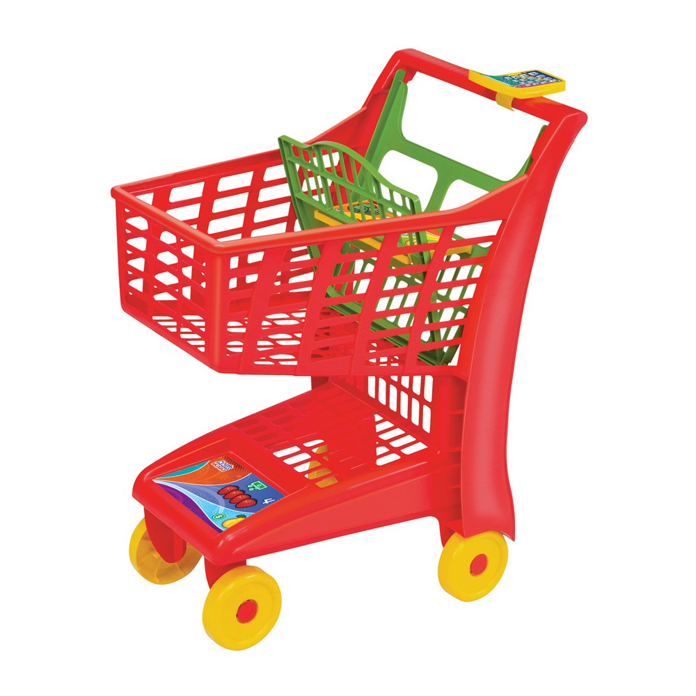 Carrinho de Mercado Infantil Compras Market Magic Toys Vermelho 872