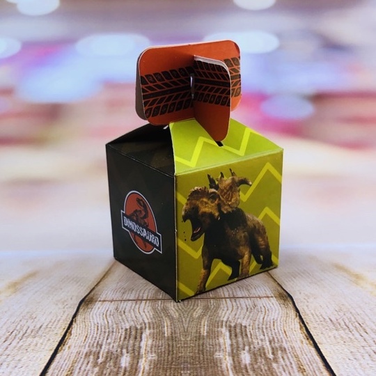 8 Caixa lembrancinha doces festas infantil TEMA DINOSSAURO 87.5 em Oferta na Shopee