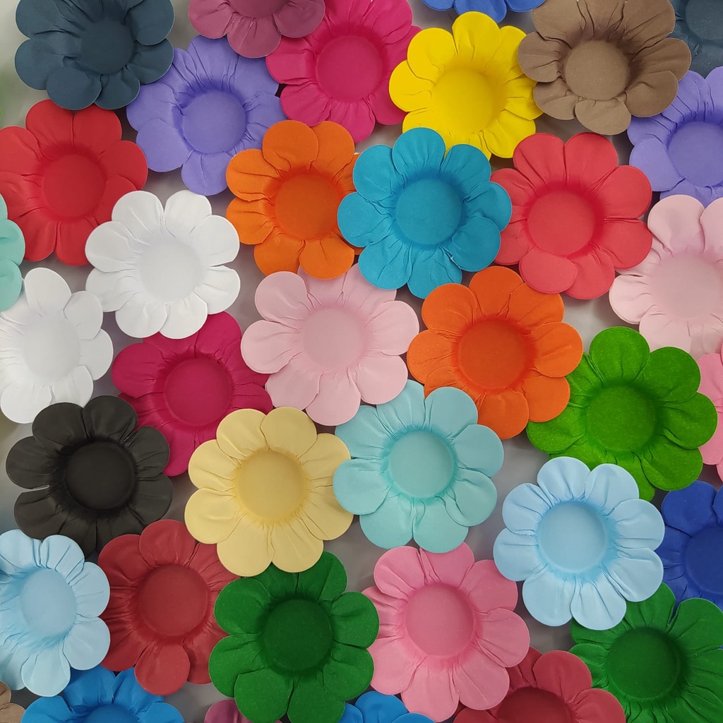 50~200 Forminhas MARGARIDA Para Doces Finos de Casamentos e Aniversários e Debutantes Decorativos// - Home & Living