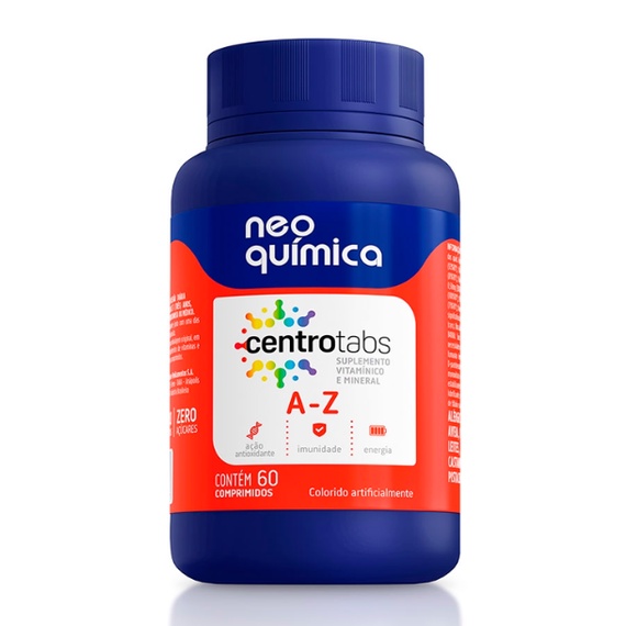 Vitamina Neo Química Centrotabs A-Z 60 Comprimidos