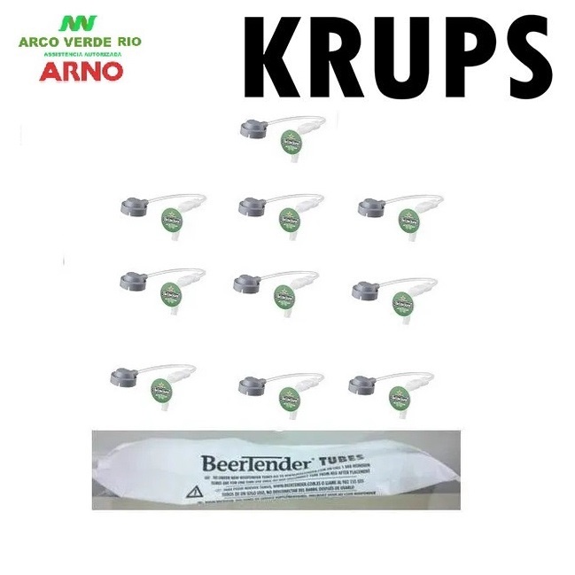 Tubo Chopeira Heineken Beertender Krups ( 10 unidades ) VB215854 / VB215855