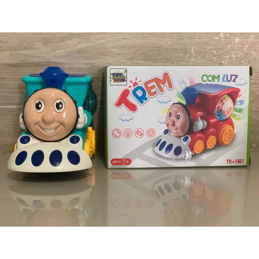 Trem Infantil Carrossel Thomas E Amigos Bate Volta + Luz Som A pilha
