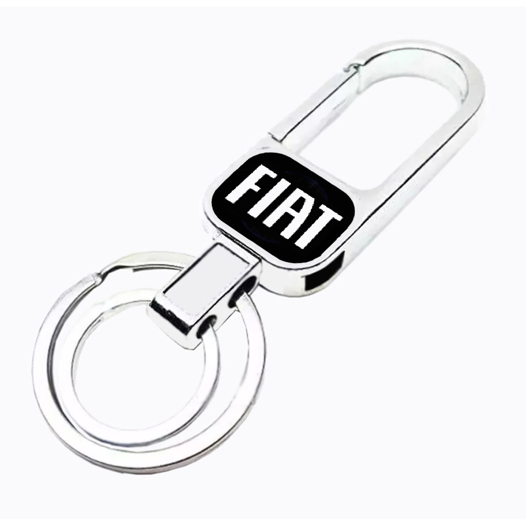 Chaveiro De Metal Fiat Mosquetão Gatilho Carro em Oferta na Shopee