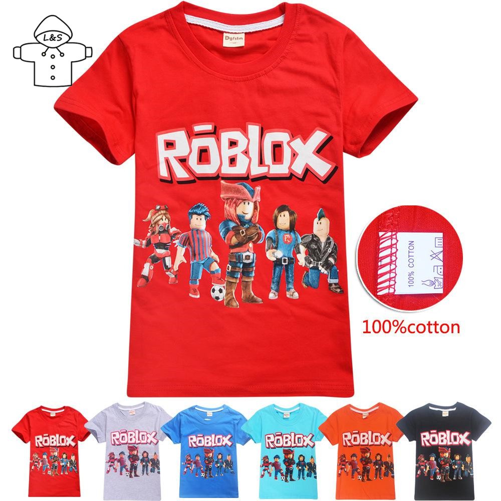 L S Camiseta Infantil Roblox Verao Algodao Manga Curta Shopee Brasil - roblox shirt brasil