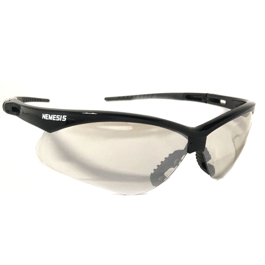Óculos Proteção Nemesis Preto INCOLOR ESPELHADO IN-OUT Esportivo AIRSOFT Teste Balístico Paintball Resistente A Impacto